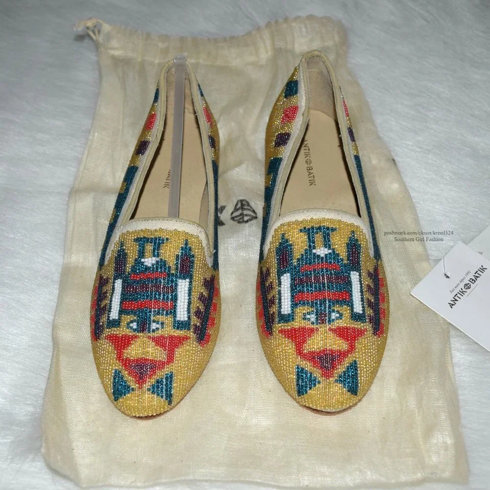 ANTHROPOLOGIE Embellished Shoes Intricate Slippers poshmark.com/closet/kreed324 - Picture 10 of 11